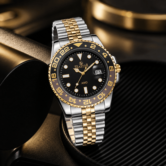 Seastar 5839M – Stainless Steel Men's Luxury Watch - Seastar Watches-Stainless Steel-Seastar Men