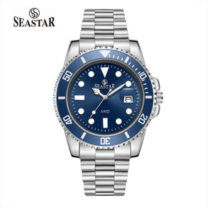 Seastar 5839M – Stainless Steel Men's Luxury Watch - Seastar Watches-Stainless Steel-Seastar Men
