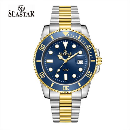 Seastar 5839M – Stainless Steel Men's Luxury Watch - Seastar Watches-Stainless Steel-Seastar Men