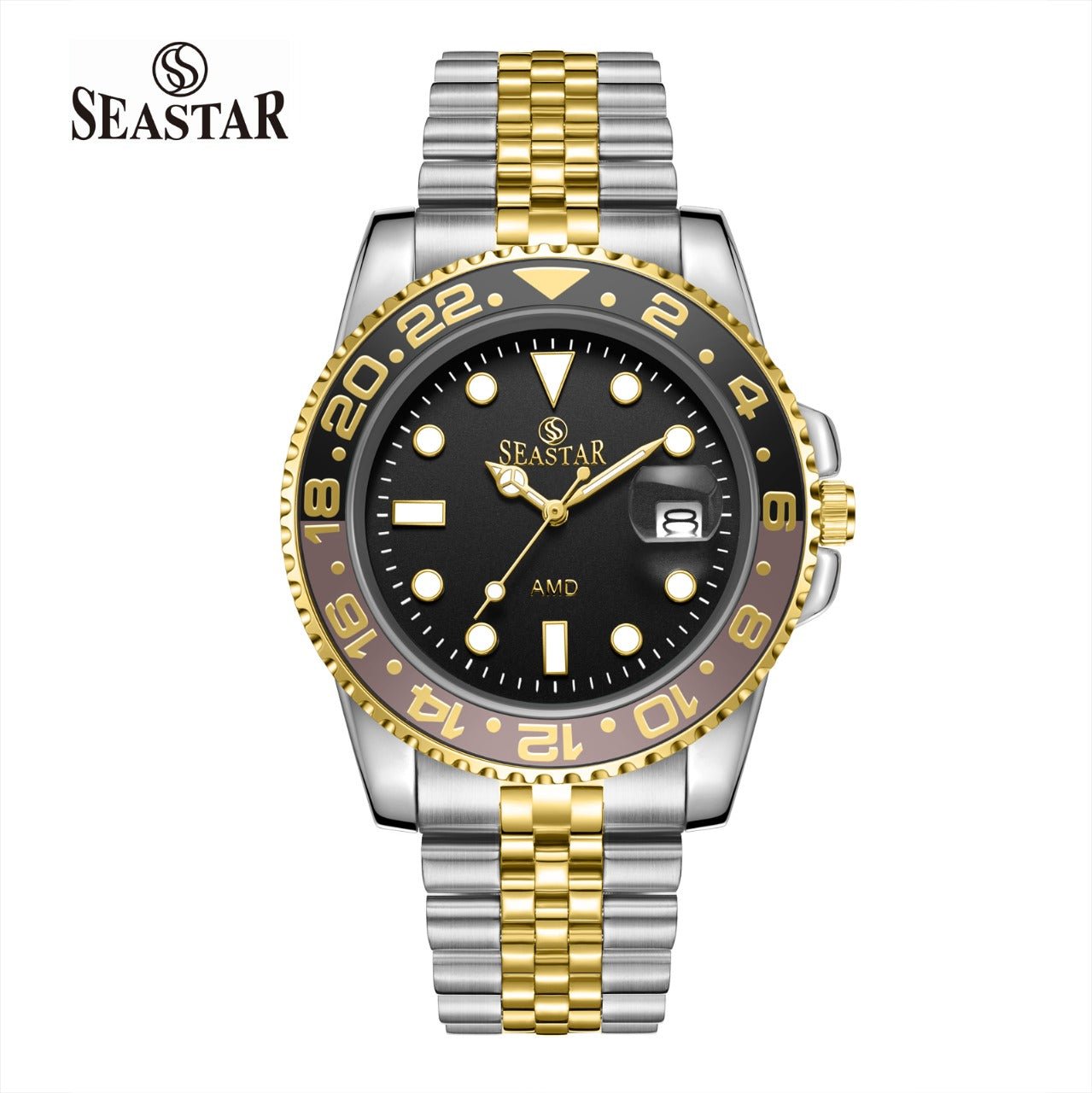 Seastar 5839M – Stainless Steel Men's Luxury Watch - Seastar Watches-Stainless Steel-Seastar Men