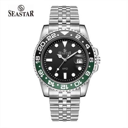 Seastar 5839M – Stainless Steel Men's Luxury Watch - Seastar Watches-Stainless Steel-Seastar Men