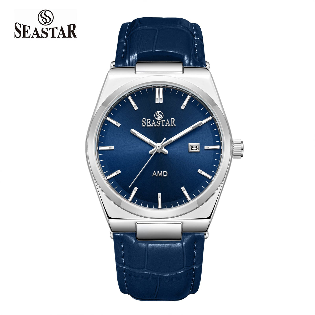 Seastar Leather Straps Men's Watch 1500 - Seastar Watches-Seastar Watches-Seastar Men