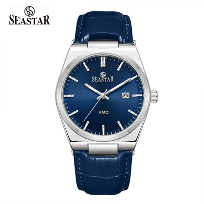 Seastar Leather Straps Men's Watch 1500 - Seastar Watches-Seastar Watches-Seastar Men