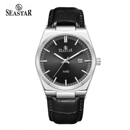 Seastar Leather Straps Men's Watch 1500 - Seastar Watches-Seastar Watches-Seastar Men