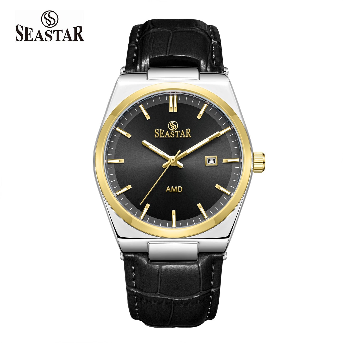 Seastar Leather Straps Men's Watch 1500 - Seastar Watches-Leather-Seastar Men