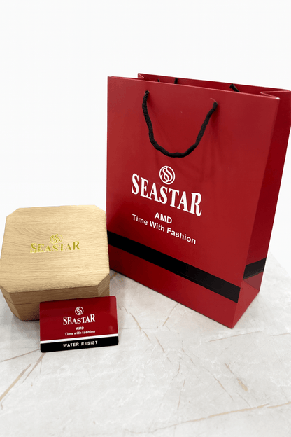 Seastar Premium Branded Packaging – Watch Box, Gift Bag & Warranty Card - Seastar Watches-boxes-accessories