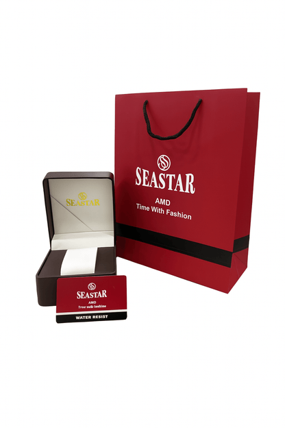 Seastar Premium Branded Packaging – Watch Box, Gift Bag & Warranty Card - Seastar Watches-boxes-accessories