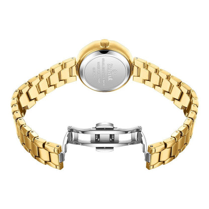 Seastar SS-2427L – Elegant Women's Bracelet Watch with Crystal Accents - Seastar Watches-Stainless Steel-Seastar Women
