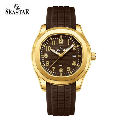 Seastar SS-2442M – Men's Sport Silicone Strap Casual Watch - Seastar Watches-Sports-Seastar Men