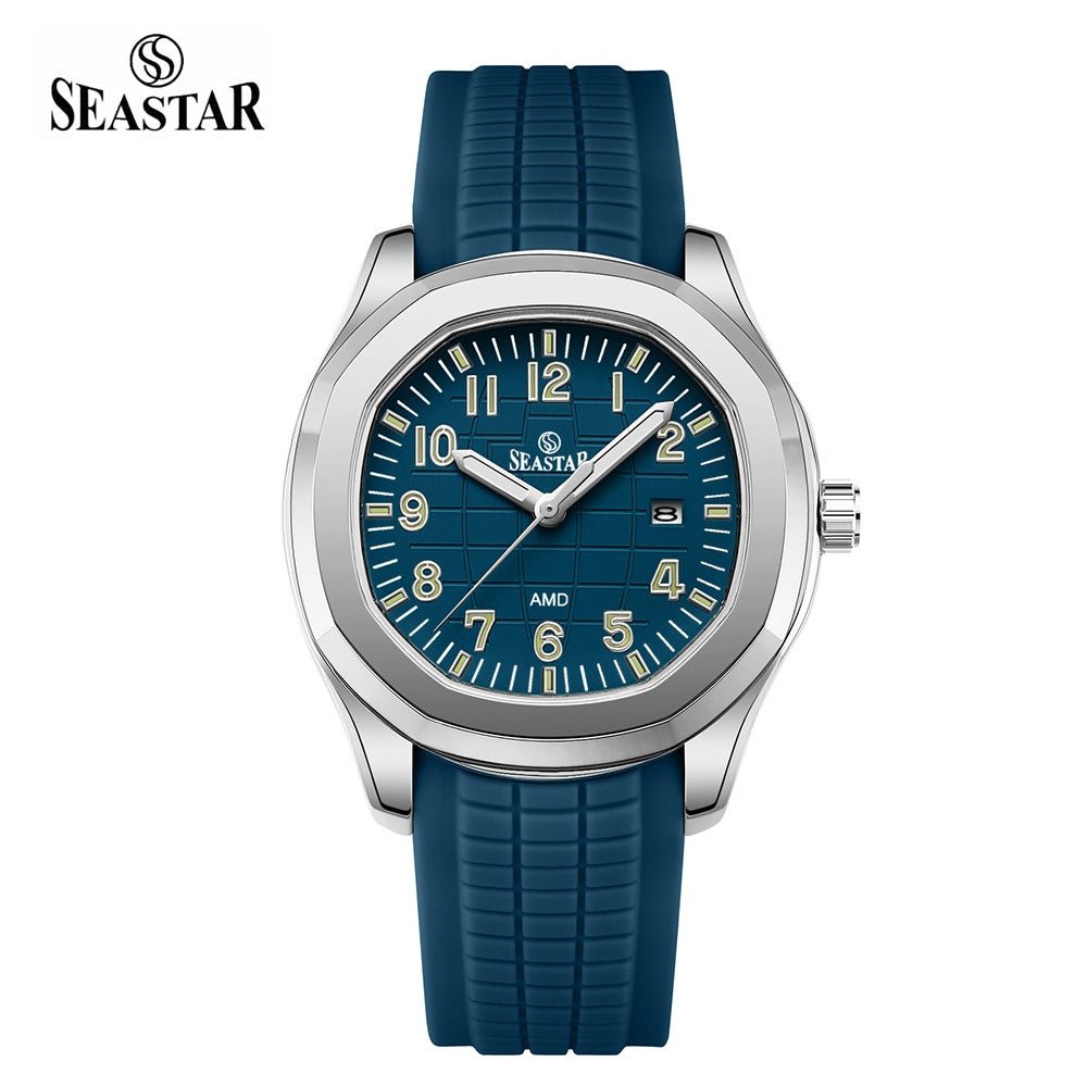 Seastar SS-2442M – Men's Sport Silicone Strap Casual Watch - Seastar Watches-Sports-Seastar Men