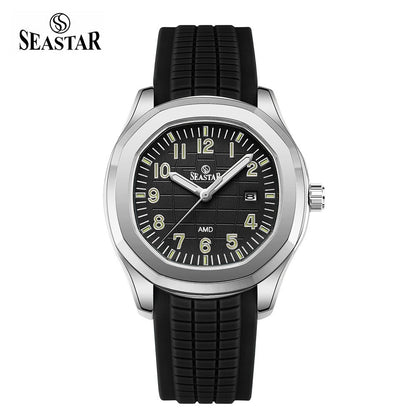 Seastar SS-2442M – Men's Sport Silicone Strap Casual Watch - Seastar Watches-Sports-Seastar Men