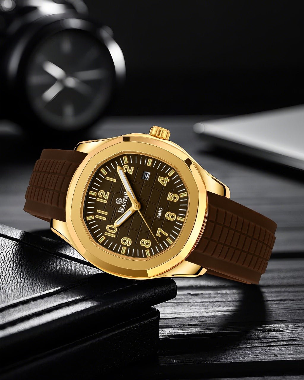 Seastar SS-2442M – Men's Sport Silicone Strap Casual Watch - Seastar Watches-Sports-Seastar Men
