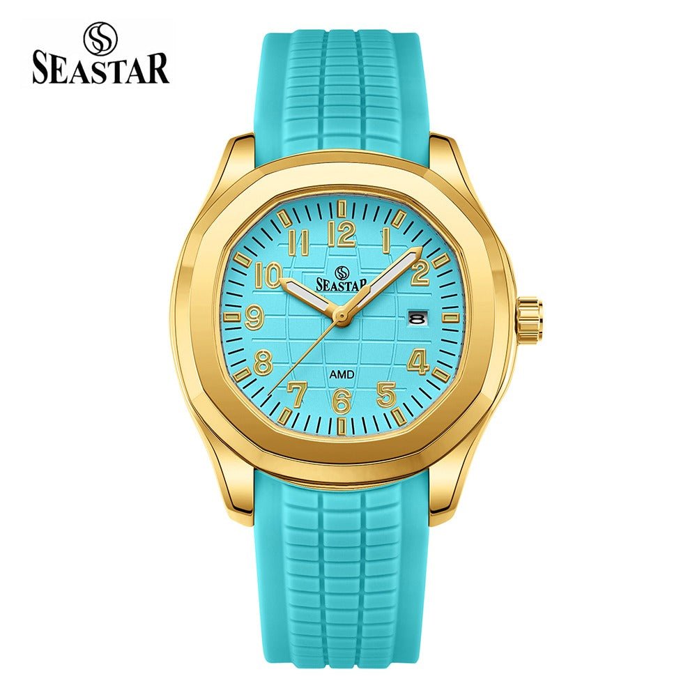 Seastar SS-2442M – Men's Sport Silicone Strap Casual Watch - Seastar Watches-Sports-Seastar Men
