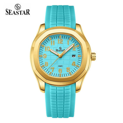 Seastar SS-2442M – Men's Sport Silicone Strap Casual Watch - Seastar Watches-Sports-Seastar Men