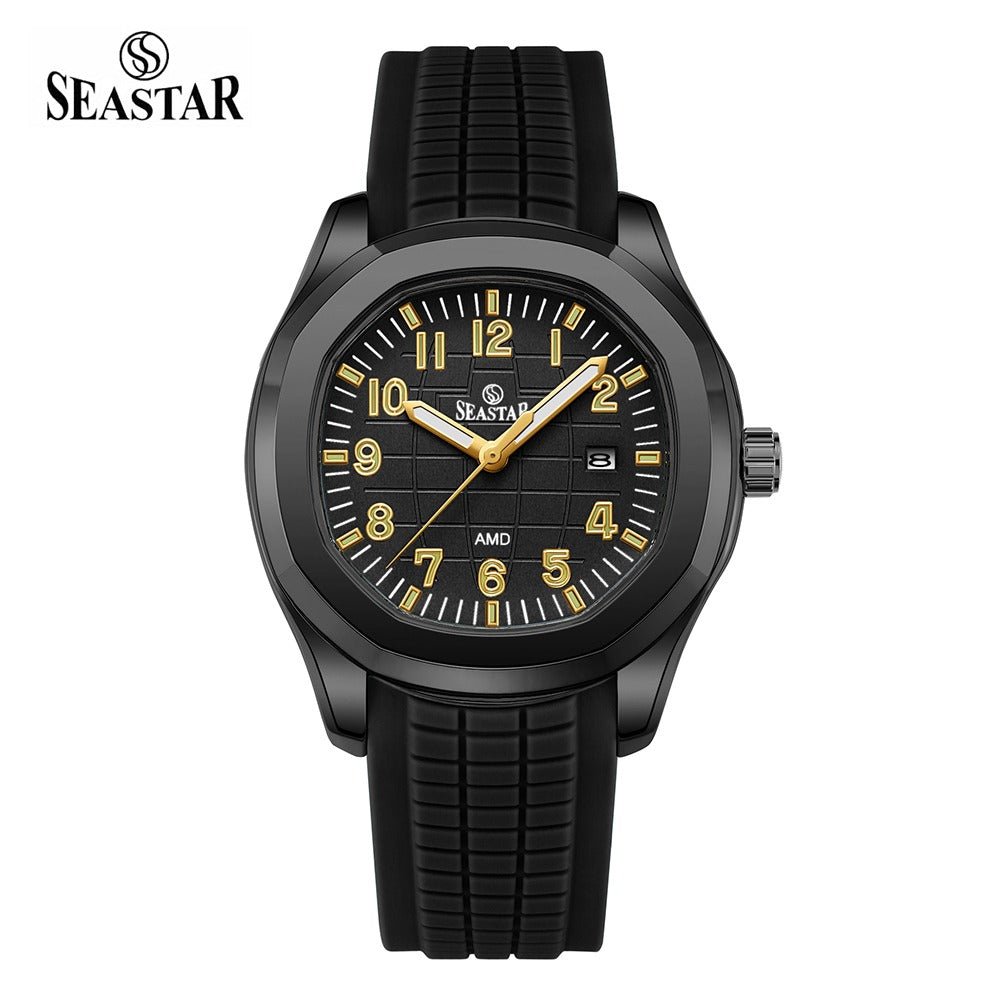 Seastar SS-2442M – Men's Sport Silicone Strap Casual Watch - Seastar Watches-Sports-Seastar Men