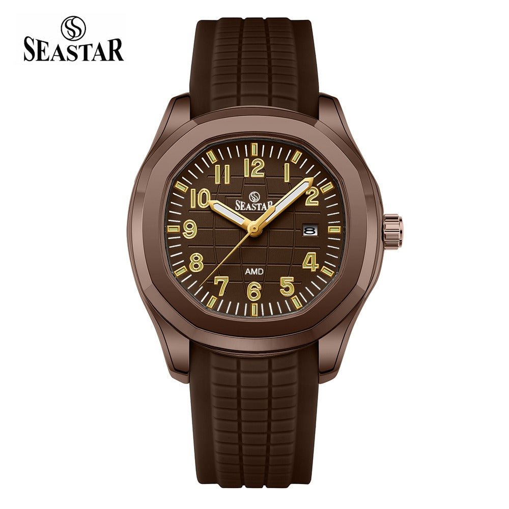 Seastar SS-2442M – Men's Sport Silicone Strap Casual Watch - Seastar Watches-Sports-Seastar Men