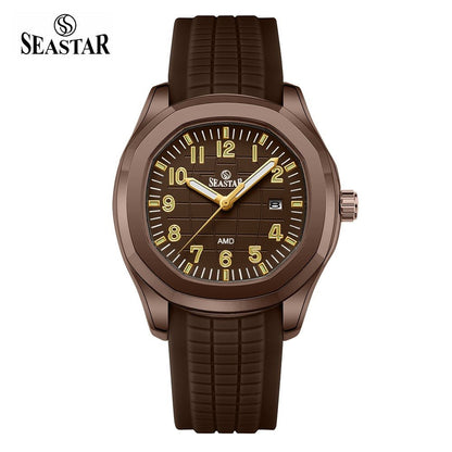 Seastar SS-2442M – Men's Sport Silicone Strap Casual Watch - Seastar Watches-Sports-Seastar Men