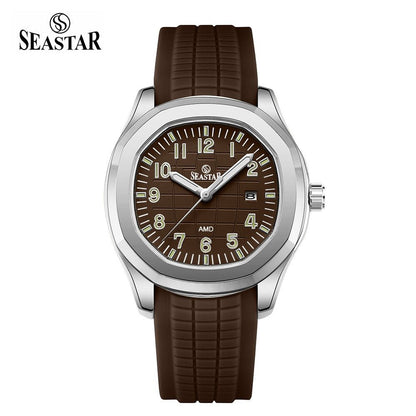 Seastar SS-2442M – Men's Sport Silicone Strap Casual Watch - Seastar Watches-Sports-Seastar Men