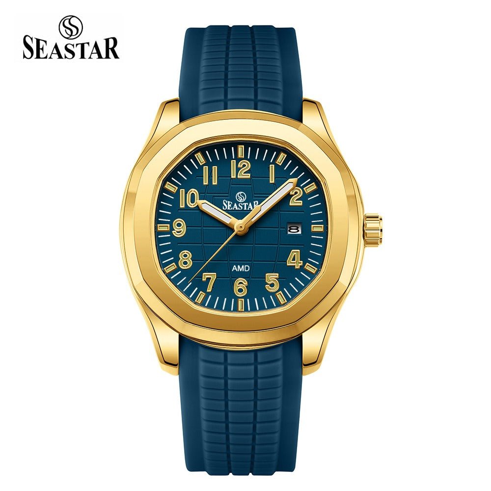 Seastar SS-2442M – Men's Sport Silicone Strap Casual Watch - Seastar Watches-Sports-Seastar Men