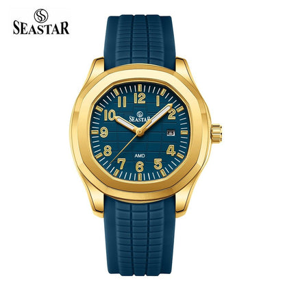 Seastar SS-2442M – Men's Sport Silicone Strap Casual Watch - Seastar Watches-Sports-Seastar Men
