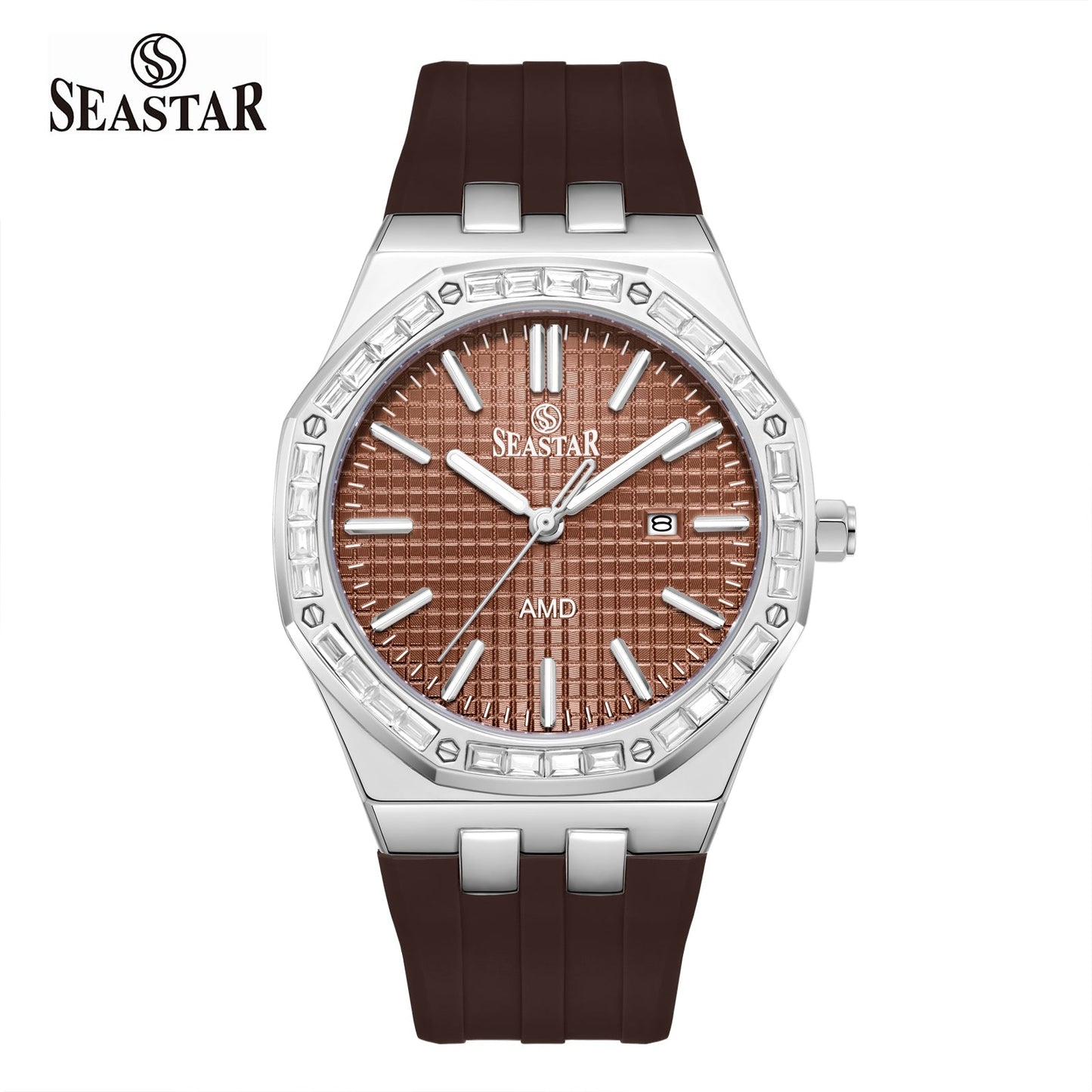 Seastar SS-2465M – Men’s Silicone Strap Watch - Seastar Watches-Sports-Seastar Men