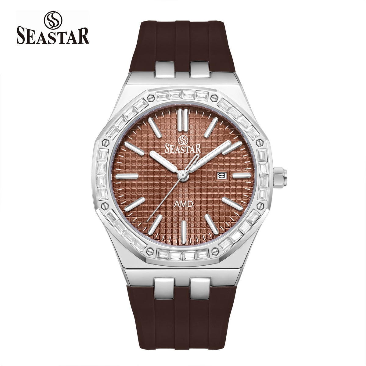 Seastar SS-2465M – Men’s Silicone Strap Watch - Seastar Watches-Sports-Seastar Men