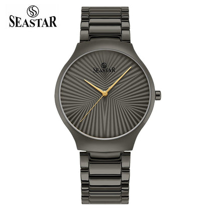 Seastar SS-2470M – Ultra Slim Stainless Steel Men's Watch - Seastar Watches-Stainless Steel-Seastar Women