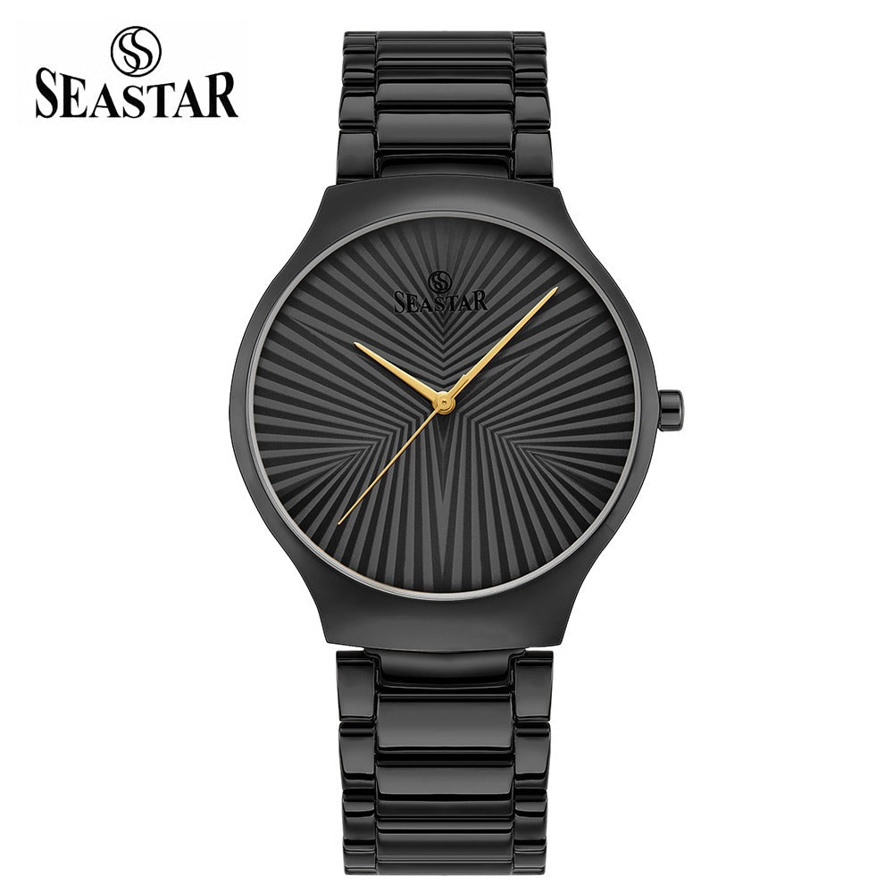 Seastar SS-2470M – Ultra Slim Stainless Steel Men's Watch - Seastar Watches-Stainless Steel-Seastar Women