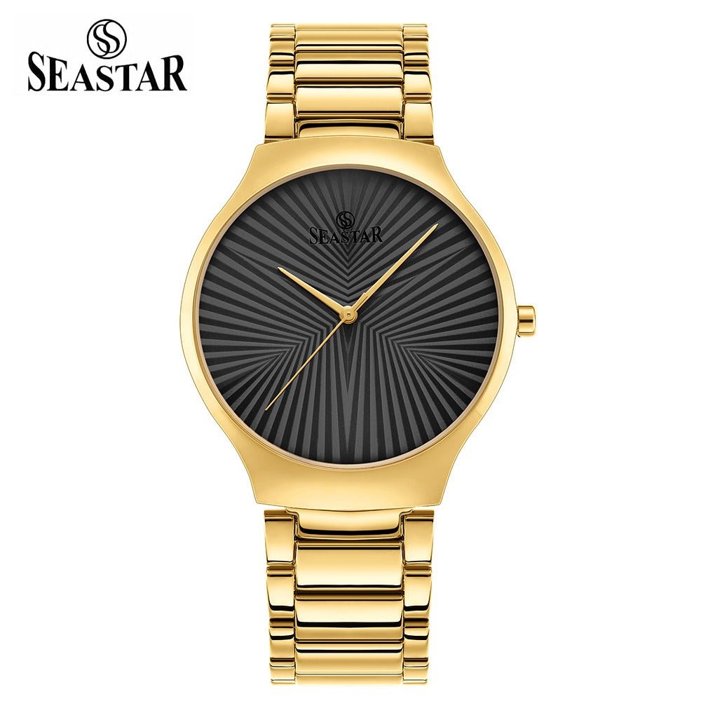 Seastar SS-2470M – Ultra Slim Stainless Steel Men's Watch - Seastar Watches-Stainless Steel-Seastar Women