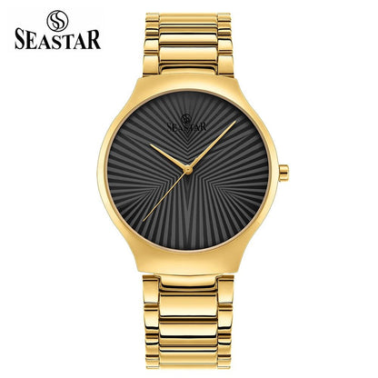 Seastar SS-2470M – Ultra Slim Stainless Steel Men's Watch - Seastar Watches-Stainless Steel-Seastar Women