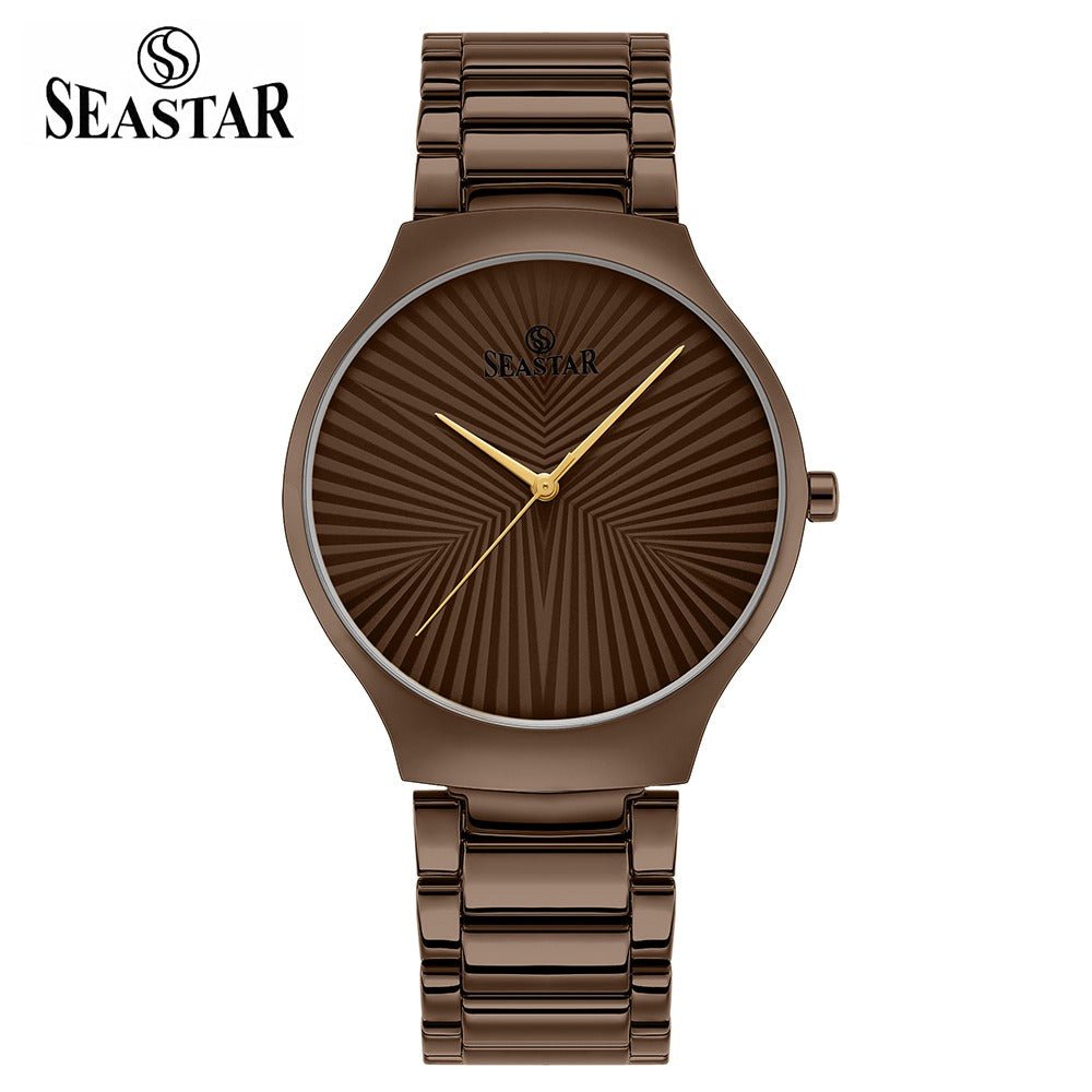 Seastar SS-2470M – Ultra Slim Stainless Steel Men's Watch - Seastar Watches-Stainless Steel-Seastar Women