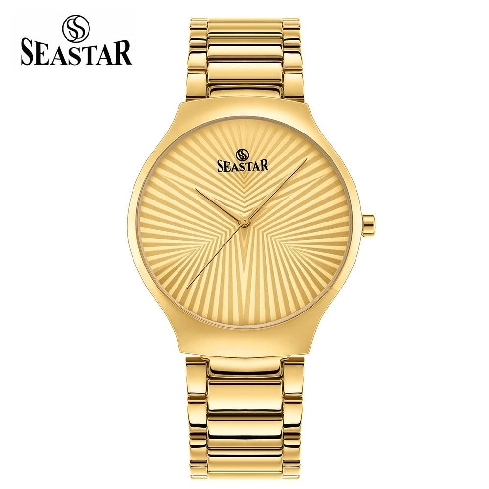 Seastar SS-2470M – Ultra Slim Stainless Steel Men's Watch - Seastar Watches-Stainless Steel-Seastar Women
