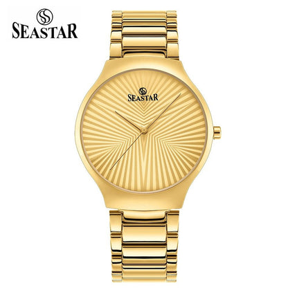 Seastar SS-2470M – Ultra Slim Stainless Steel Men's Watch - Seastar Watches-Stainless Steel-Seastar Women
