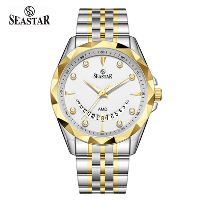 Seastar SS-2472M Stainless Steel Men's Watch - Seastar Watches-Stainless Steel-Seastar Men