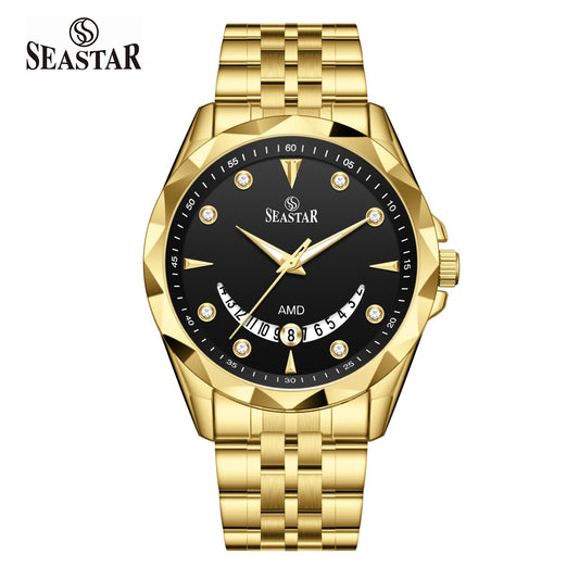 Seastar SS-2472M Stainless Steel Men's Watch - Seastar Watches-Stainless Steel-Seastar Men