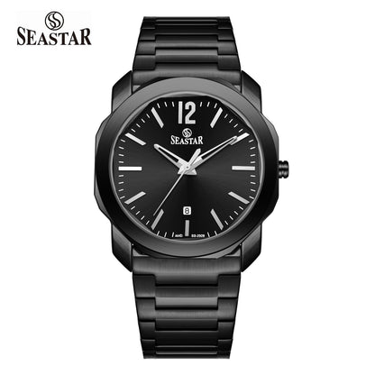 Seastar SS-2509M Stainless Steel Men's Luxury Watch - Seastar Watches-Stainless Steel-Seastar Men