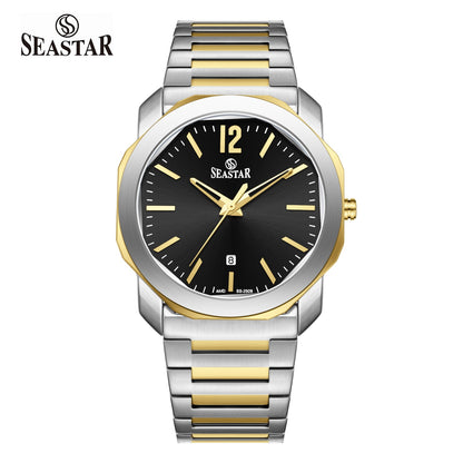 Seastar SS-2509M Stainless Steel Men's Luxury Watch - Seastar Watches-Stainless Steel-Seastar Men