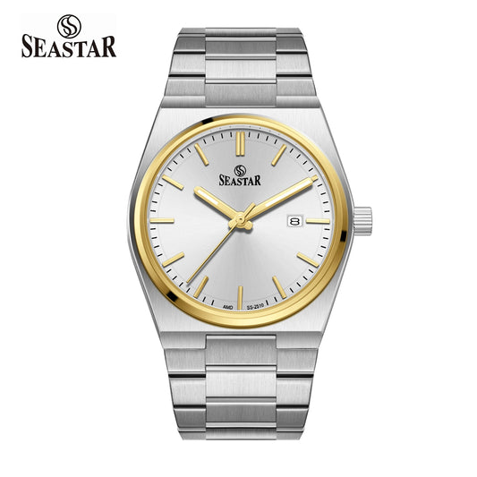 Seastar SS-2510M Minimalist Executive Stainless Steel Men's Luxury Watch - Seastar Watches-Stainless Steel-Seastar Men