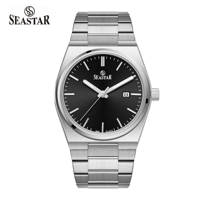 Seastar SS-2510M Minimalist Executive Stainless Steel Men's Luxury Watch - Seastar Watches-Stainless Steel-Seastar Men