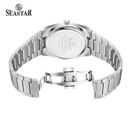 Seastar SS-2510M Minimalist Executive Stainless Steel Men's Luxury Watch - Seastar Watches-Stainless Steel-Seastar Men