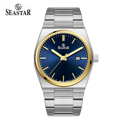 Seastar SS-2510M Minimalist Executive Stainless Steel Men's Luxury Watch - Seastar Watches-Stainless Steel-Seastar Men