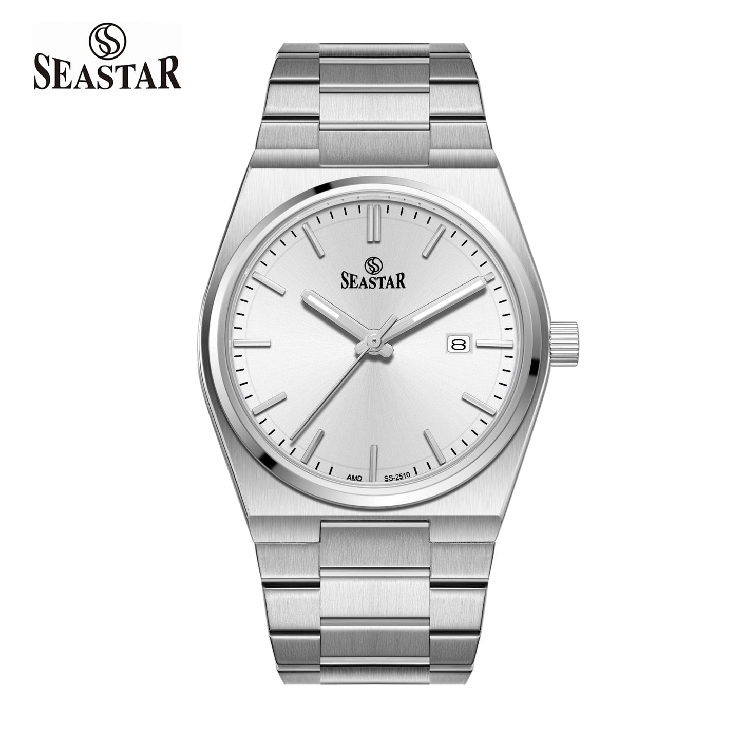 Seastar SS-2510M Minimalist Executive Stainless Steel Men's Luxury Watch - Seastar Watches-Stainless Steel-Seastar Men