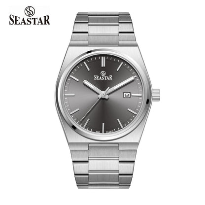 Seastar SS-2510M Minimalist Executive Stainless Steel Men's Luxury Watch - Seastar Watches-Stainless Steel-Seastar Men