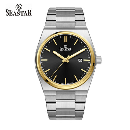 Seastar SS-2510M Minimalist Executive Stainless Steel Men's Luxury Watch - Seastar Watches-Stainless Steel-Seastar Men