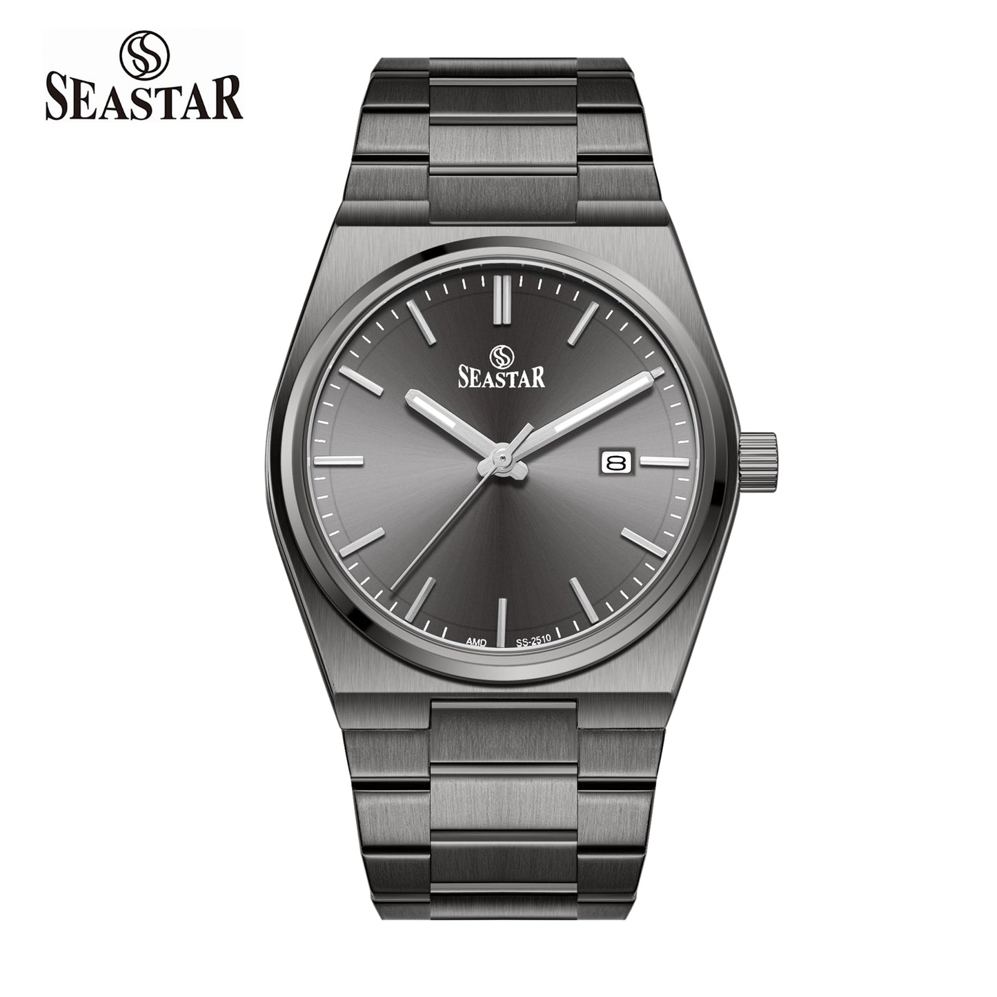 Seastar SS-2510M Minimalist Executive Stainless Steel Men's Luxury Watch - Seastar Watches-Stainless Steel-Seastar Men