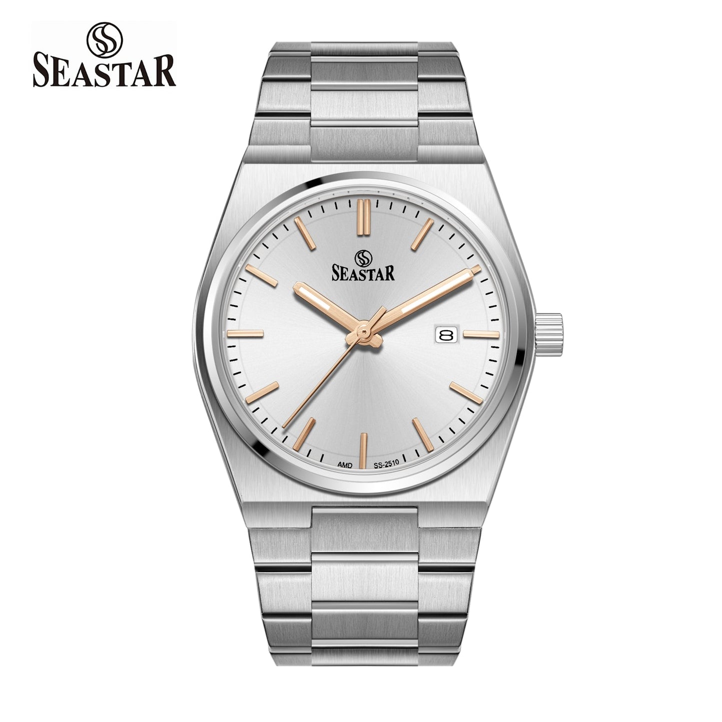 Seastar SS-2510M Minimalist Executive Stainless Steel Men's Luxury Watch - Seastar Watches-Stainless Steel-Seastar Men