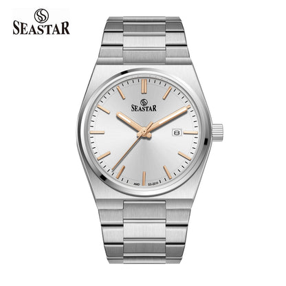 Seastar SS-2510M Minimalist Executive Stainless Steel Men's Luxury Watch - Seastar Watches-Stainless Steel-Seastar Men
