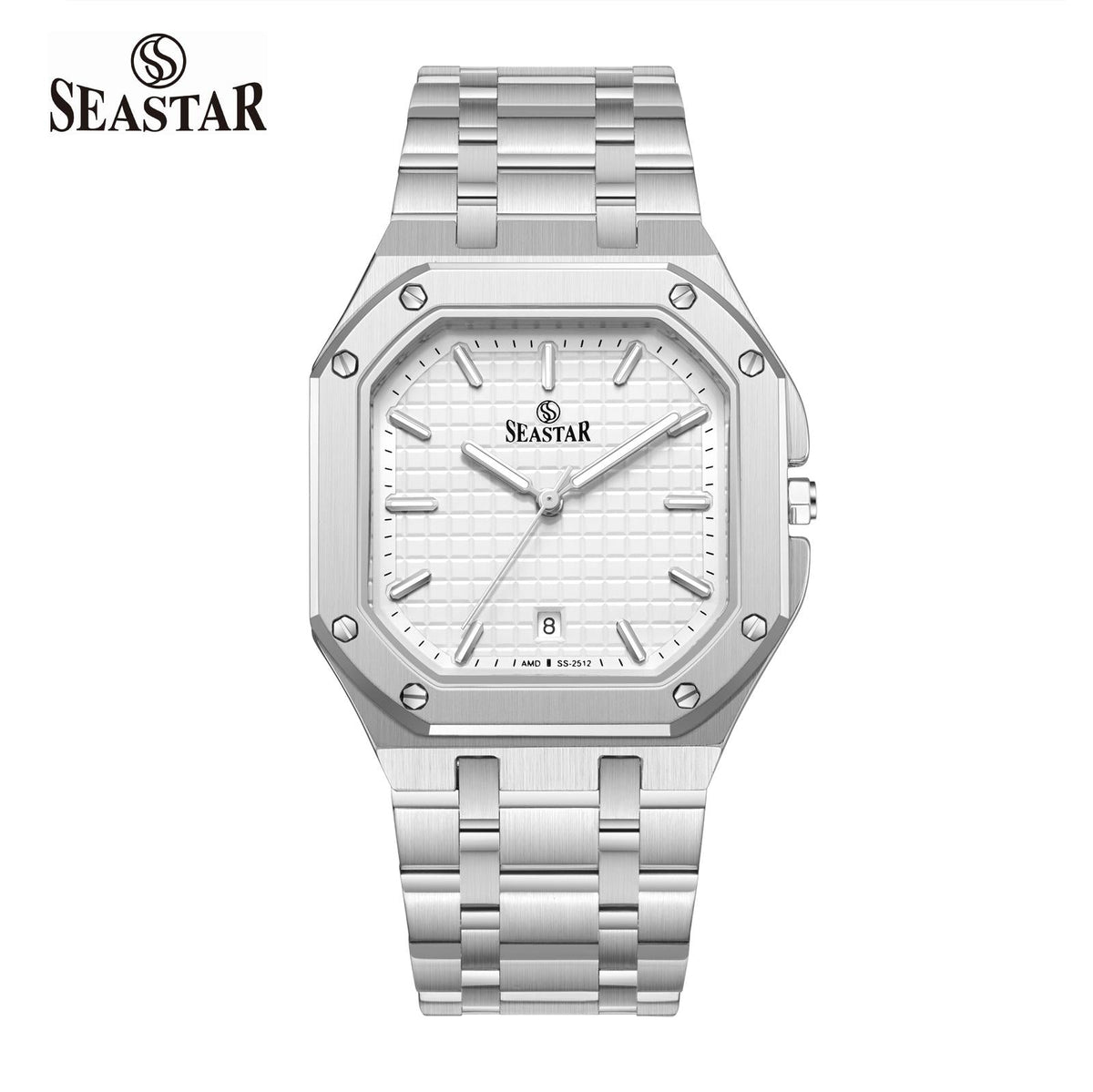 Seastar SS-2512M Japan Movement Premium Stainless Steel Chain Men's Watch - Seastar Watches-SEASTAR-Seastar Men