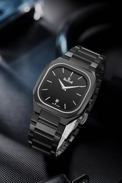 Seastar SS-2513M Premium Japan Movement Stainless Steel Chain Men's Watch - Seastar Watches-Stainless Steel-Seastar Men
