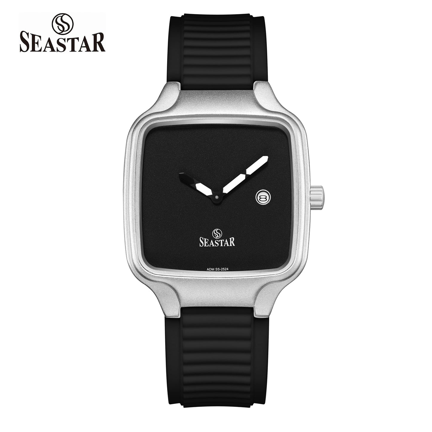 Seastar SS-2524M Silicone Straps Watch Men's Watch - Seastar Watches-Sports-Seastar Men